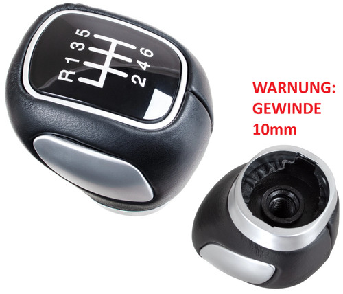 Schaltknauf schwarzes - 10,